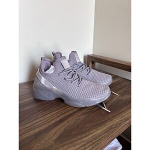 Cool Planet by Steve Madden Canyon Mauve Grey Textile Chunky Sneakers Womens 6M